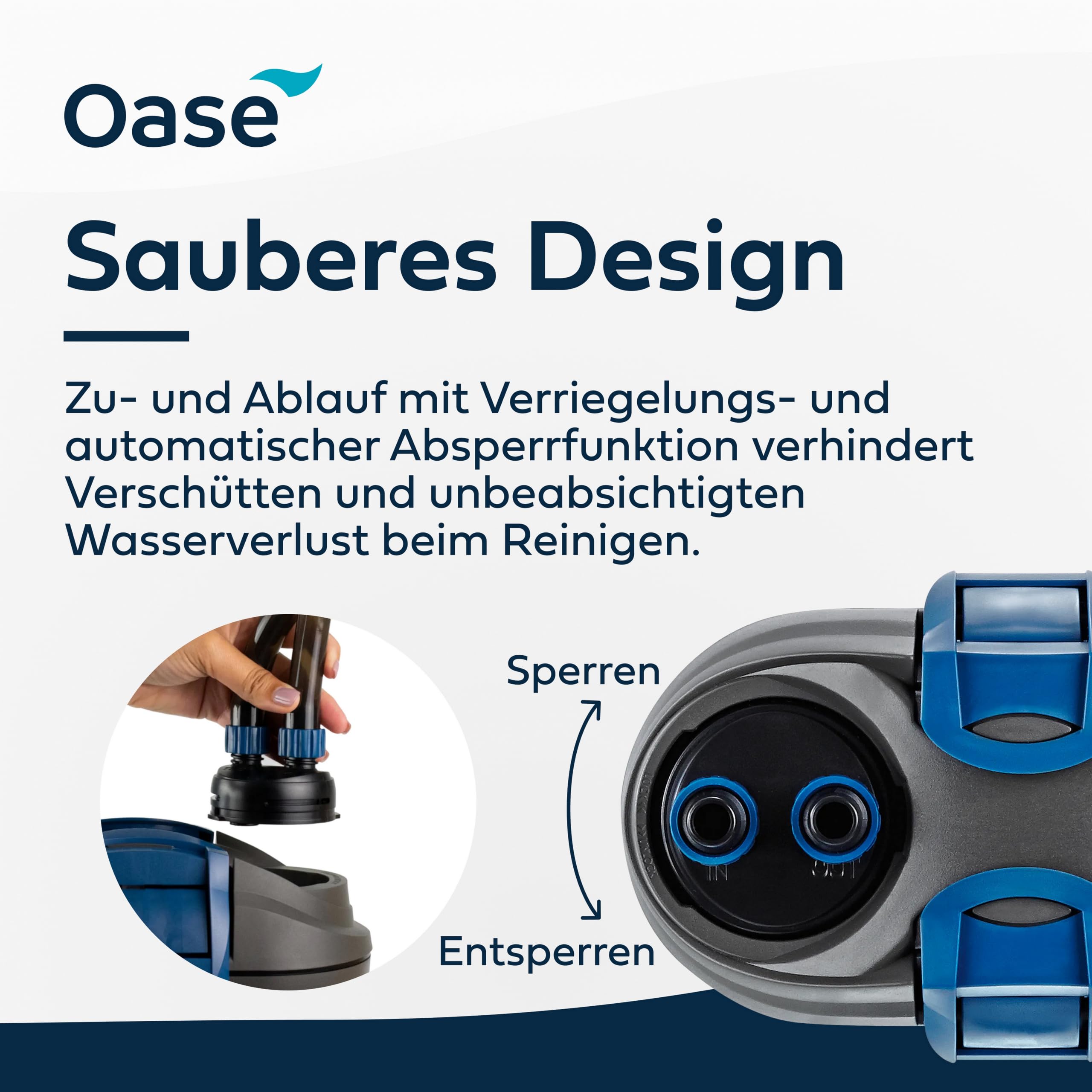 OASE 42667 FiltoSmart Thermo 100, Aquarium Außenfilter mit Heizer 100 W, für Süß- und Meerwasser, bis 100 L