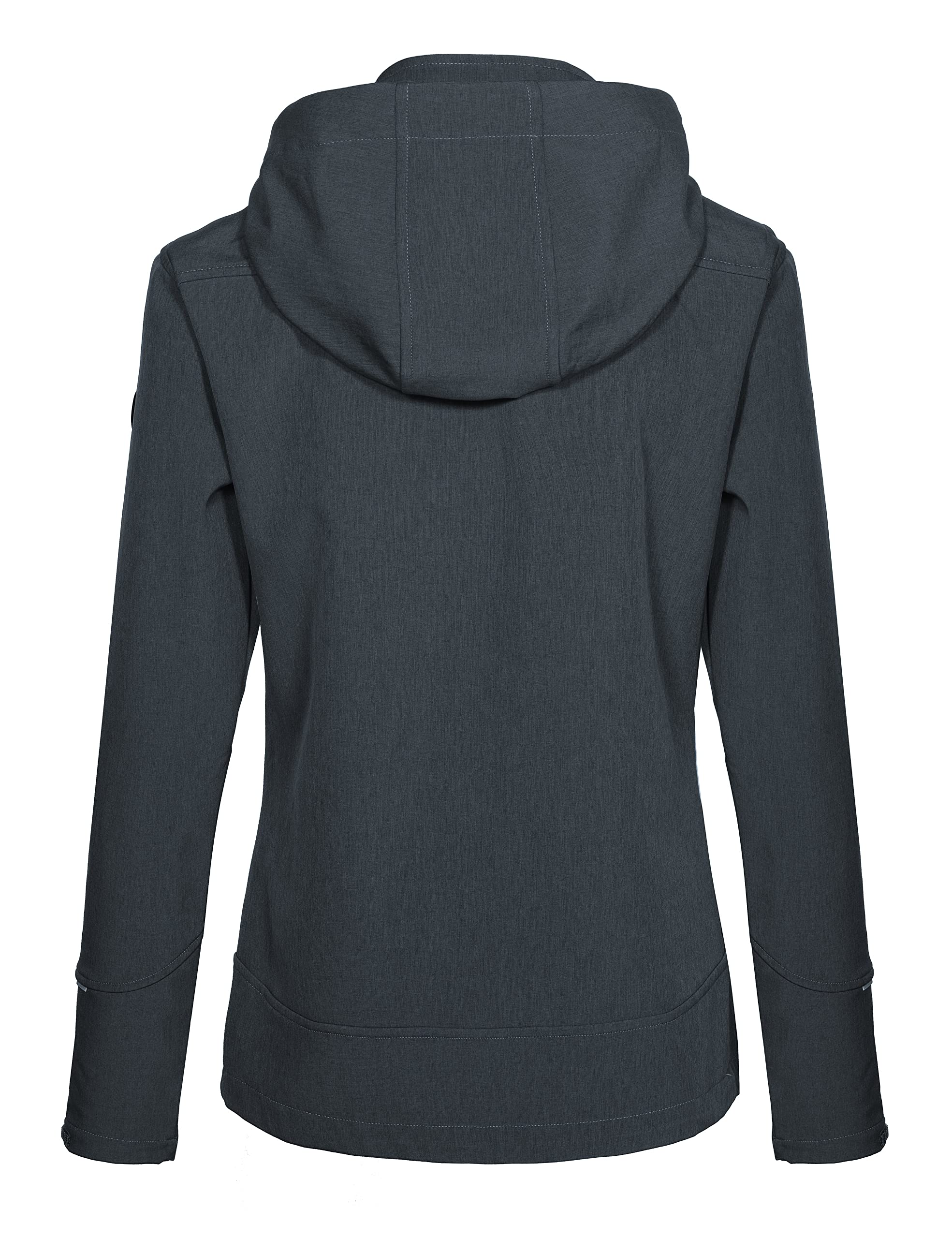 Little Donkey Andy Veste softshell pour femme avec capuche amovible, doublure polaire et déperlante