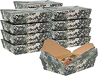 Vista 28 de Restaurantware Bio Tek - Cajas para llevar de 30 onzas, 200 loncheras para llevar, cierre de tabulación, resistentes al calor, desechables, de papel