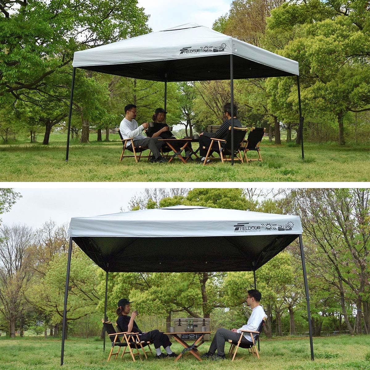 Amazon.co.jp: FIELDOOR 【完全遮光】 タープテント専用 トップカバー 