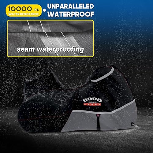 Miniatura 3 de Cubierta para motocicleta Rosefray con caja lateral + superior resistente 600D impermeable para modelos de turismo Harley Davidson Ultra Limited,