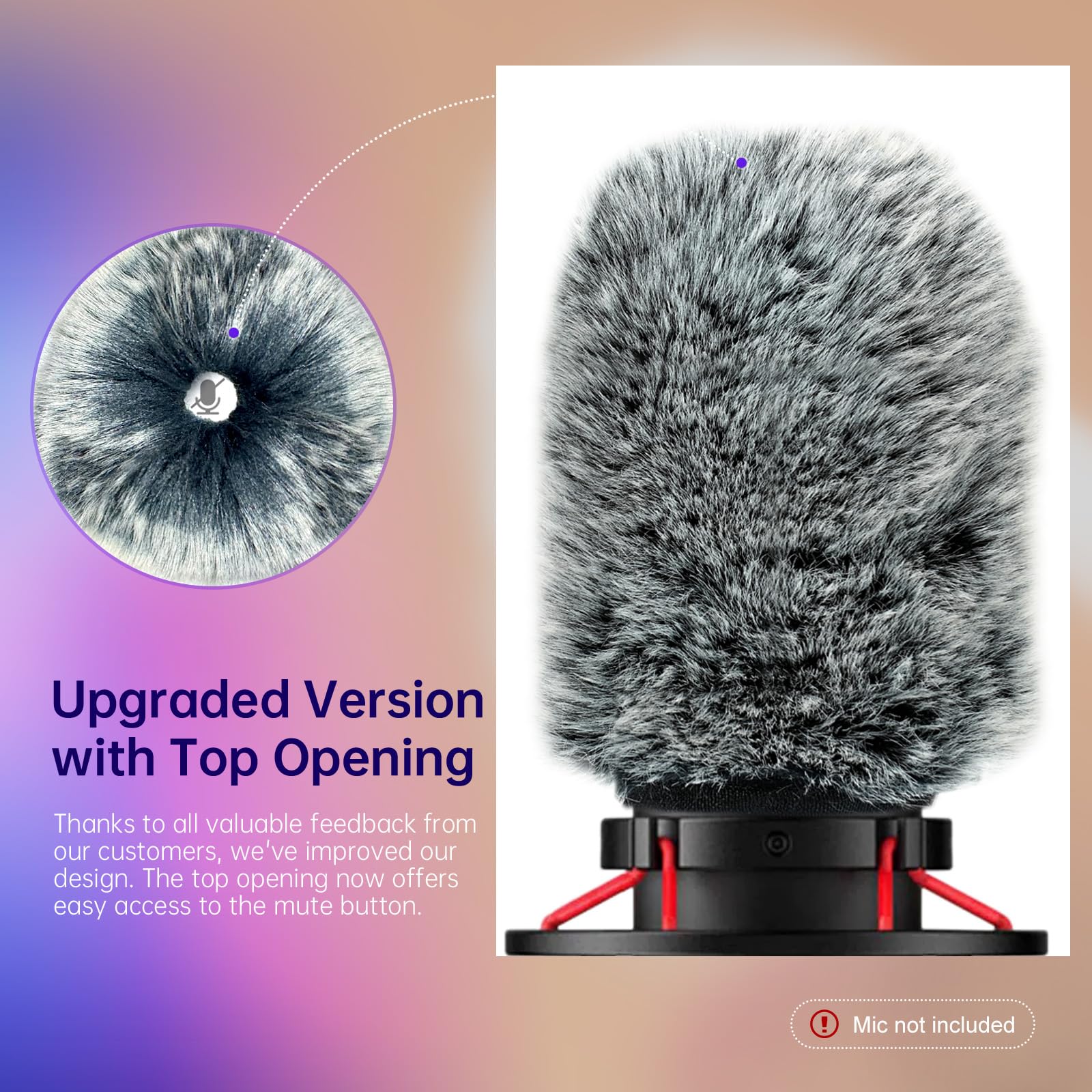 Amazon.co.jp: HyperX QuadCast (S)マイク用ウィンドスクリーン