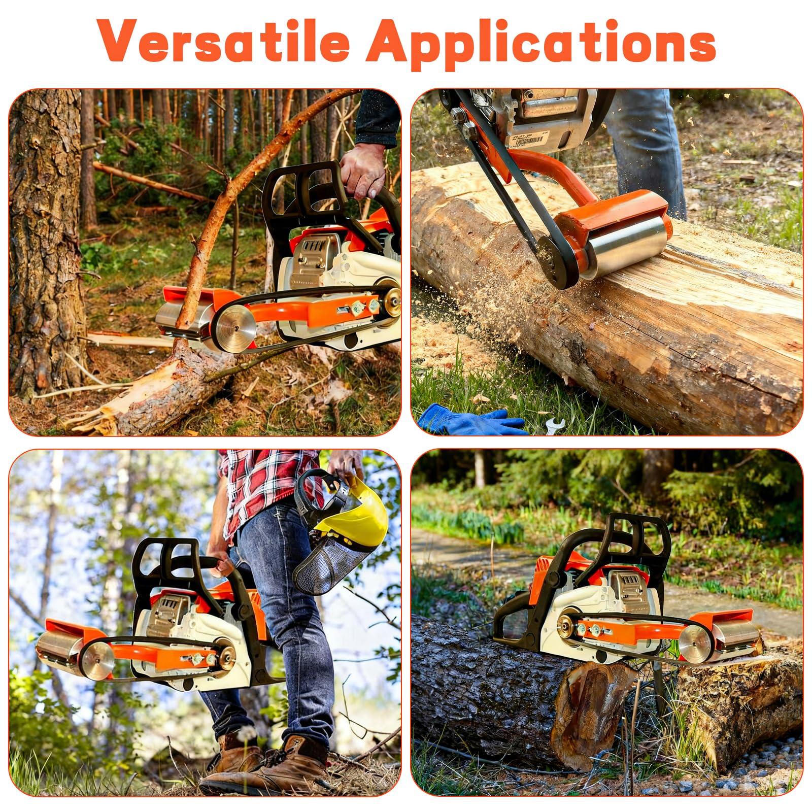 Pelador de troncos, descortezador de troncos diseñado para Husqvarna y STIHL, accesorio de motosierra para descortezar madera, accesorios de motosierra, herramienta de marco de madera