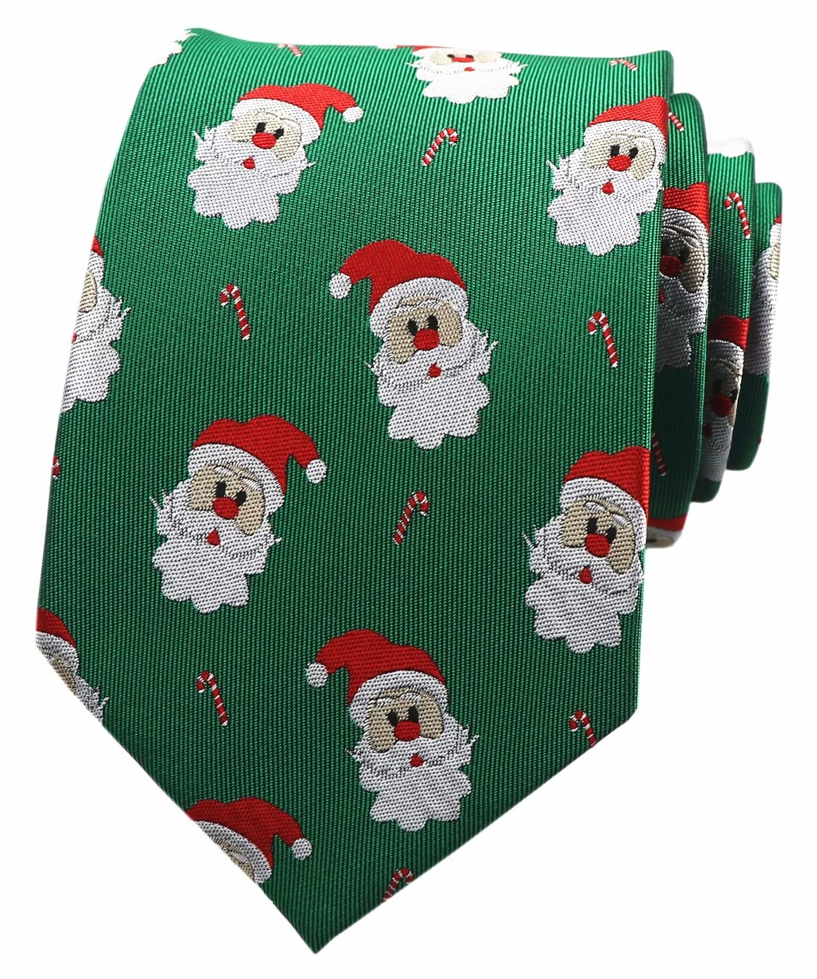 ElfevesMens Big Boys Novelty Fun Merry Christmas Tie Patterned Fancy Neckties