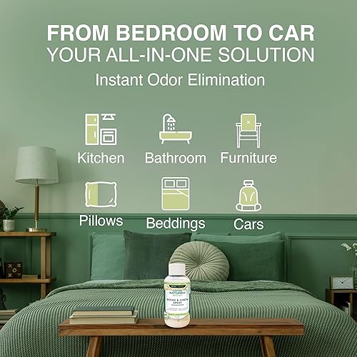 Miniatura 5 de Good Natured Brand Room & Linen - Concentrado en aerosol + botella de 16 onzas, ambientador de aceite esencial, niebla para cama y almohada, sin