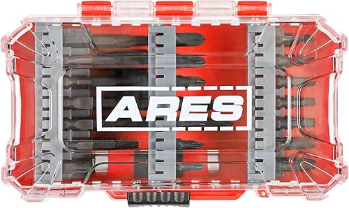 Vista 29 de ARES 70013 - Juego de 8 brocas de impacto de acero S2, incluye puntas Phillips de 1,2,3,4 y puntas ranuradas de 1/4 pulgadas, 5/16 pulgadas, 3/8