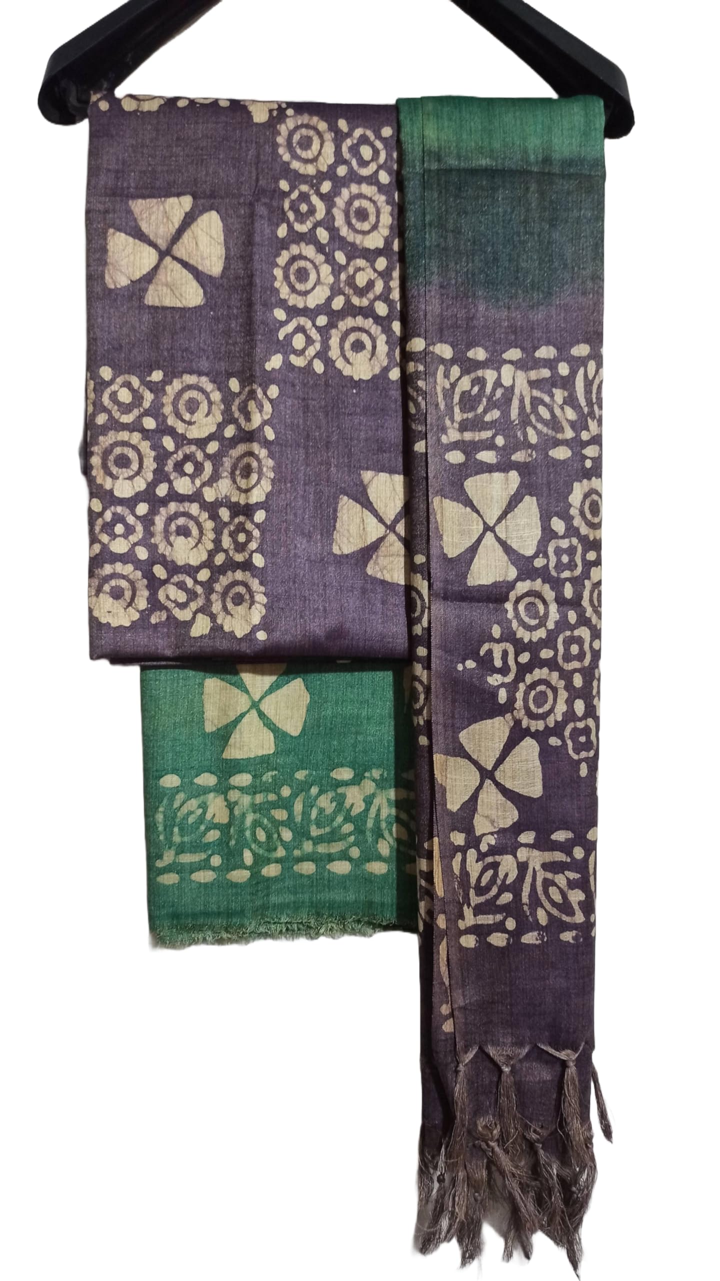 HAIDER ALI Suit Set for Women with Dupatta | Semi Cotton Silk Printed Unstitched Salwar Suit Dress-image-29