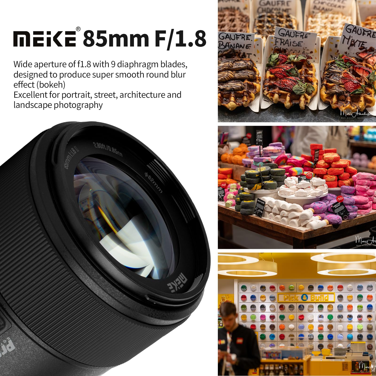 Meike Pro 85mm F1.8 - Teleobjetivo medio de enfoque automático STM de alta resolución 8K compatible con cámaras Fujifilm X Mount X-T1 X-T2 X-T3 X-T4 X-T5 X-T10 X-T20 X-T100