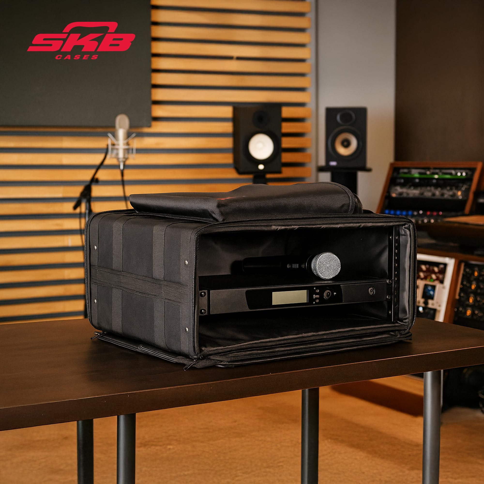 Amazon.com: SKB Cases 4U Soft Rack Case for Wireless Microphone