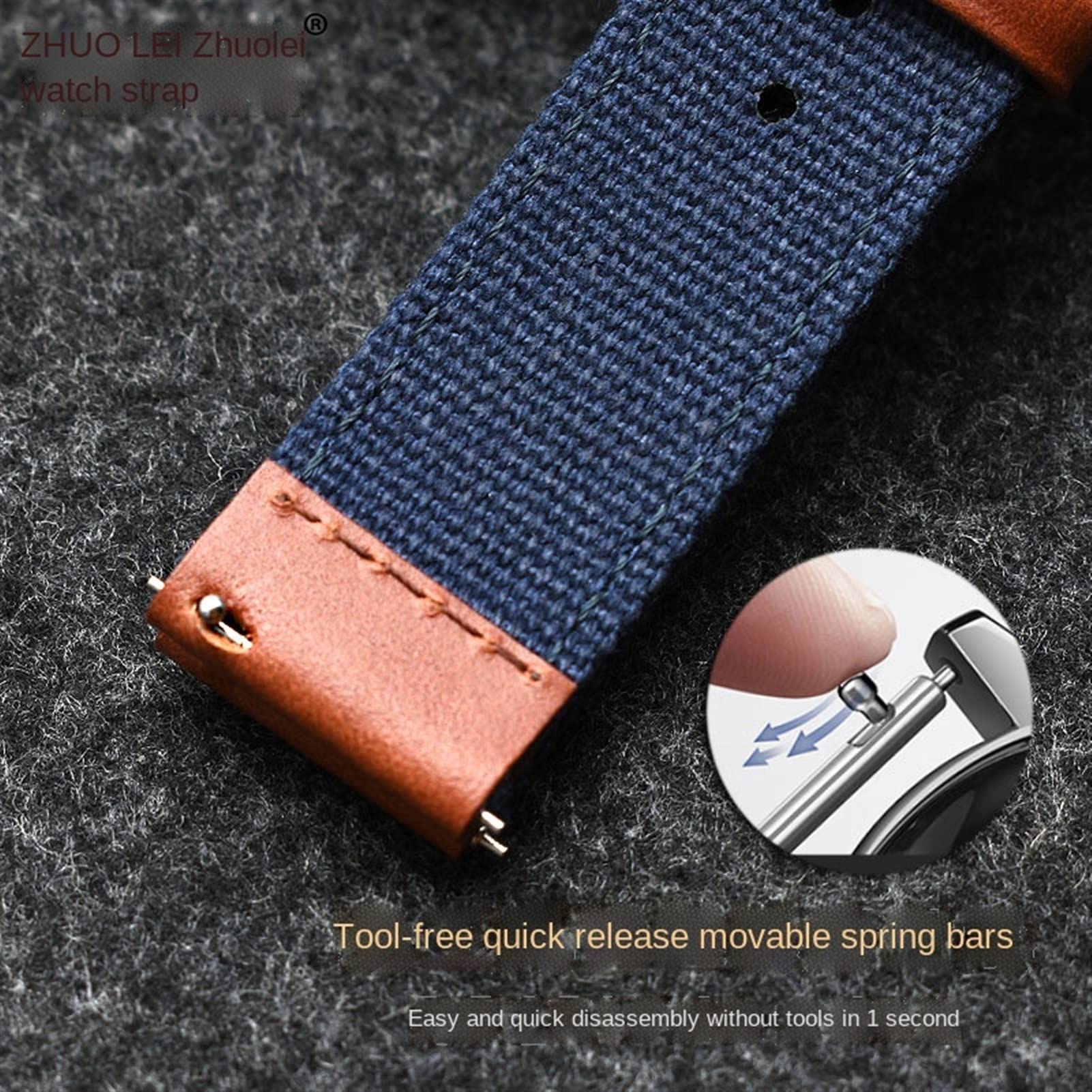 20mm Vera Pelle Verde Militare Nylon Sport Strap Canvas Sgancio Rapido Uomini Del Braccialetto Della Vigilanza Band Per TIMEX TW4B14200|14100|14000
