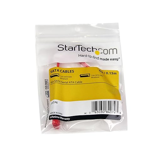Cable SATA StarTech.com 15 cm Rojo miniatura 3
