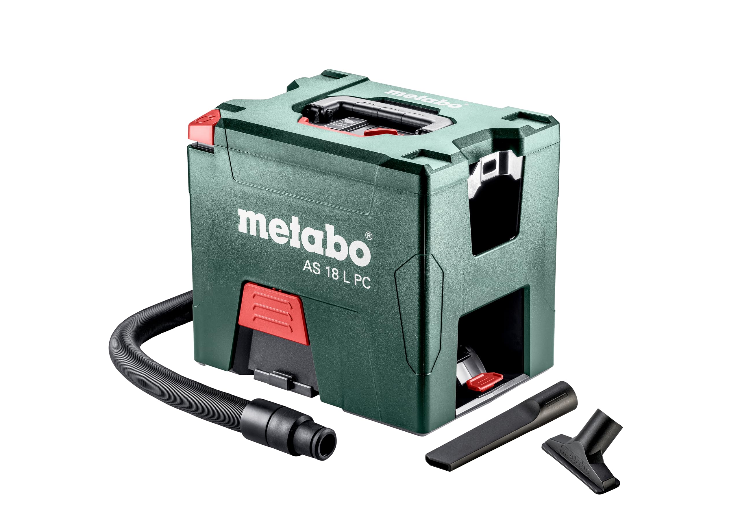AS 18 L PC (602021850) Aspirador de batería | Aspirador industrial Clase L en caja, sin batería ni cargador, dimensiones 33 x 18 x 17 cm, peso 8,77 kg, sistema PressClean