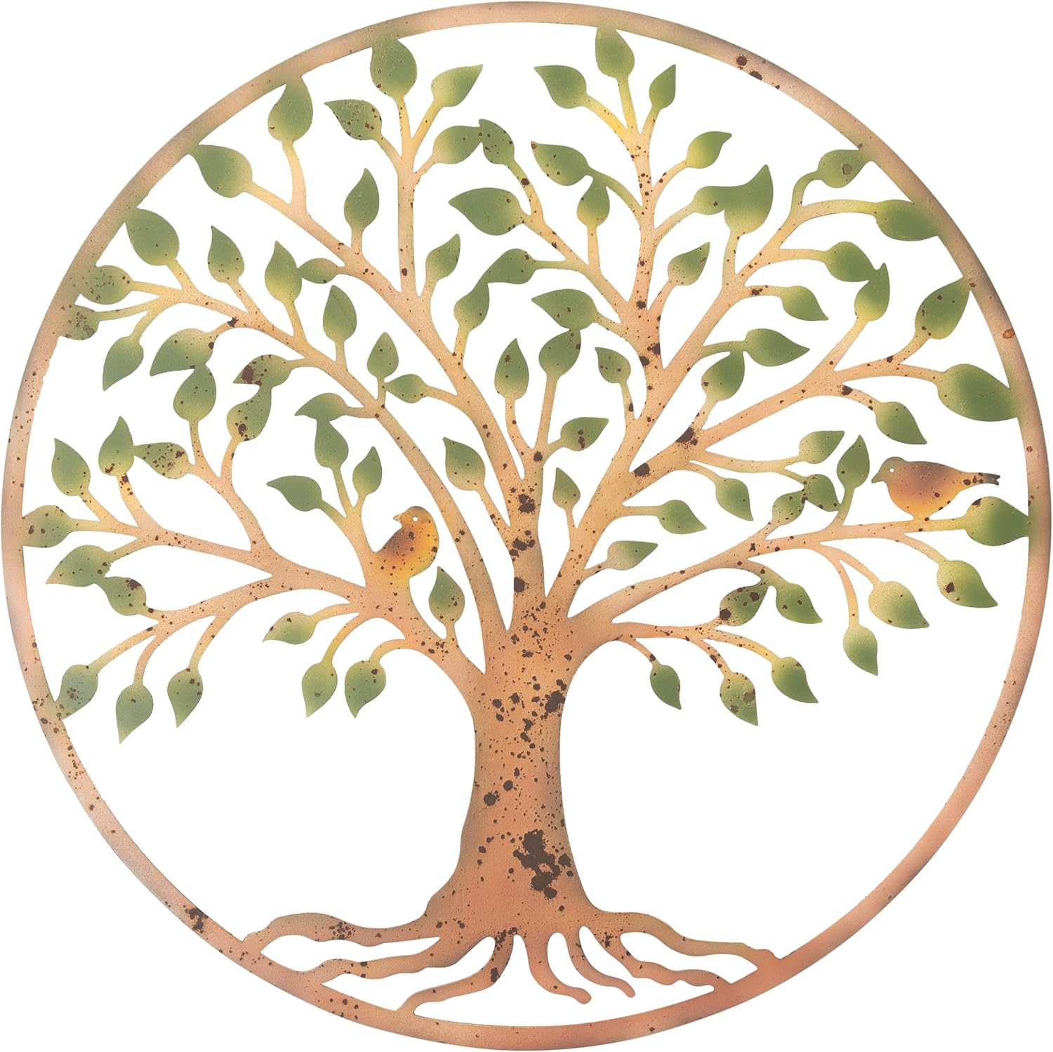 Creekwood Metal Laser Cut Fence Wall Art, Tree of Life, 50cm x 50cm