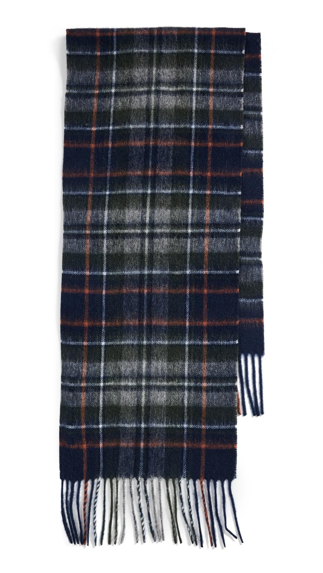 Barbour Sciarpa da uomo con motivo tartan