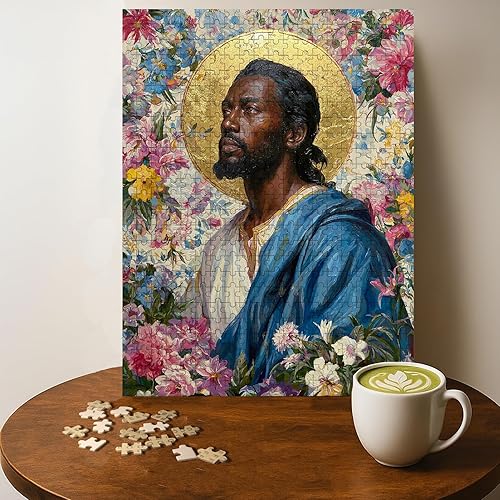 Black Christian Black Lives Matter Christian Jigsaw Puzzle - 500 Pieces Wooden P