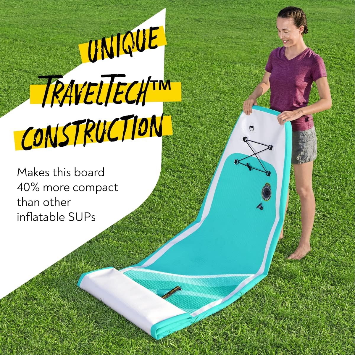 Hydro-Force™ SUP Touring Board-Set Aqua Glider 322 x 79 x 12 cm