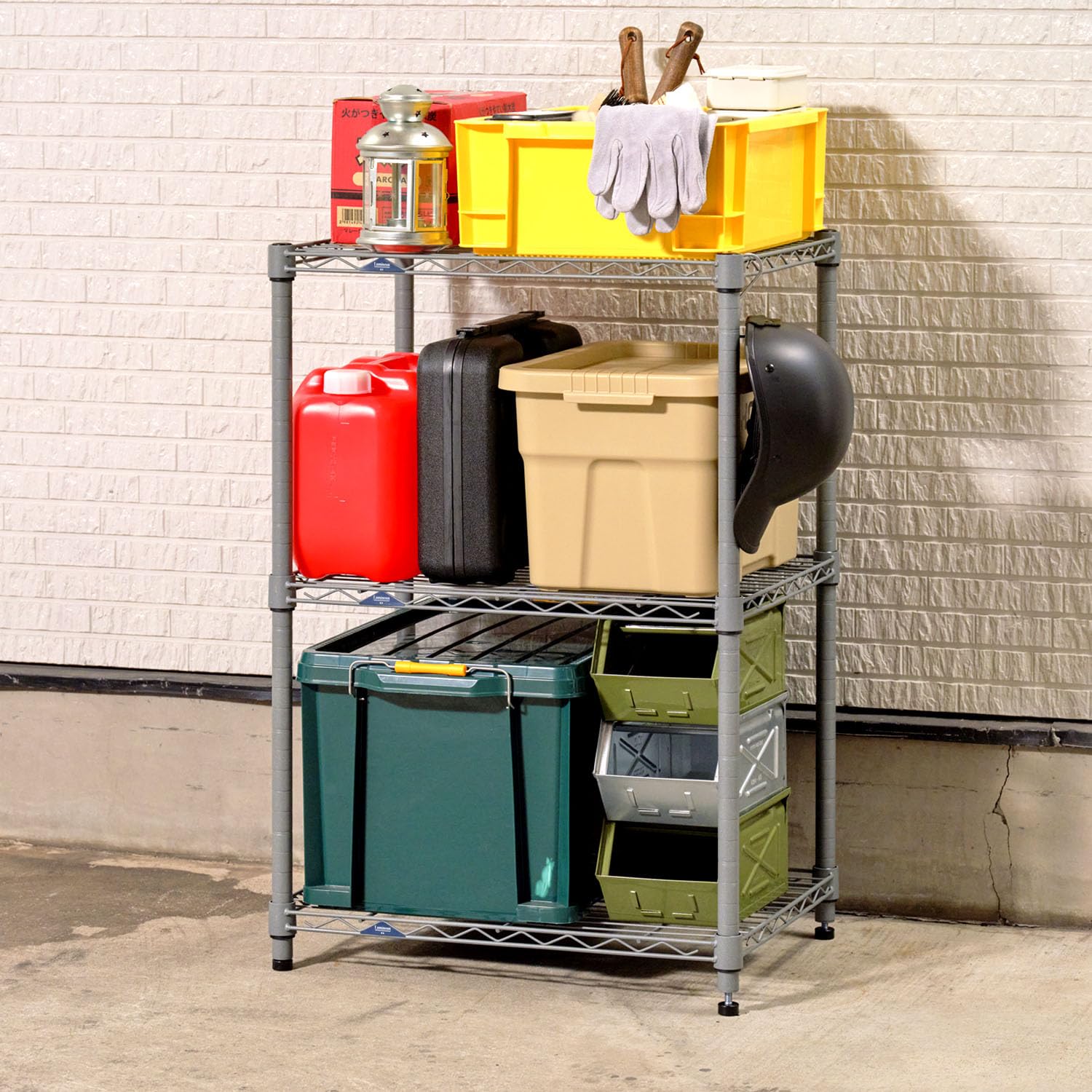 Amazon.co.jp: ドウシシャ サビにくい 屋外用ラック 幅60 ルミナス