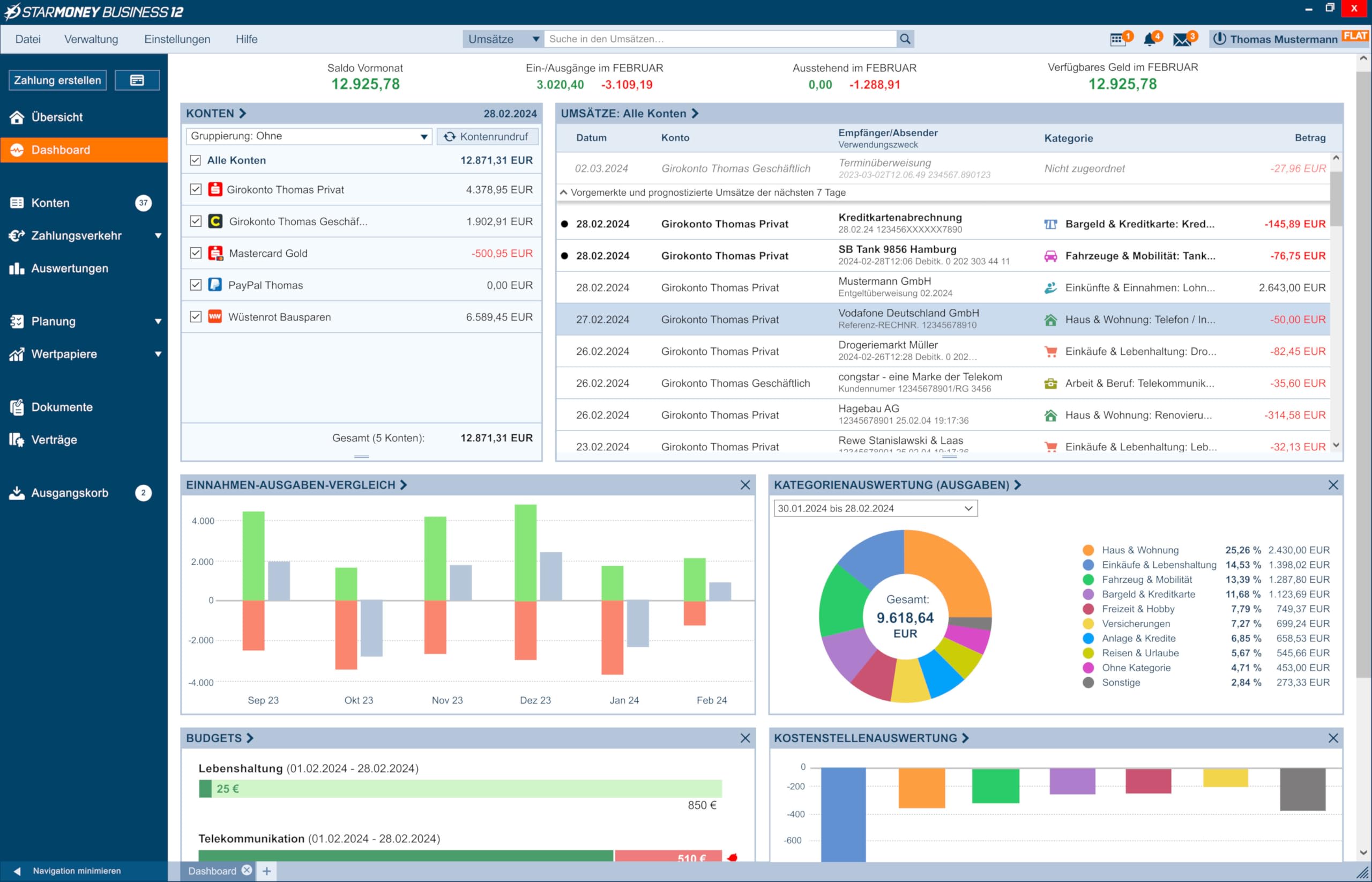 StarMoney 12 Business Jahreslizenz inkl. Premium Support