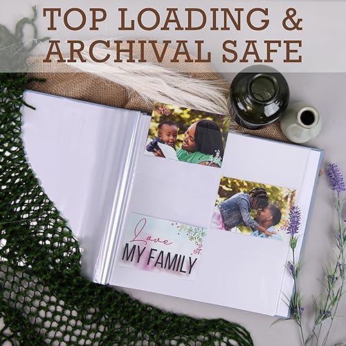 Miniatura 4 de Samsill Scrapbook - 6 páginas de repuesto de bolsillo de 12 x 12 pulgadas, paquete de 50, se adapta a carpetas de 3 anillos y álbumes de fotos de 12