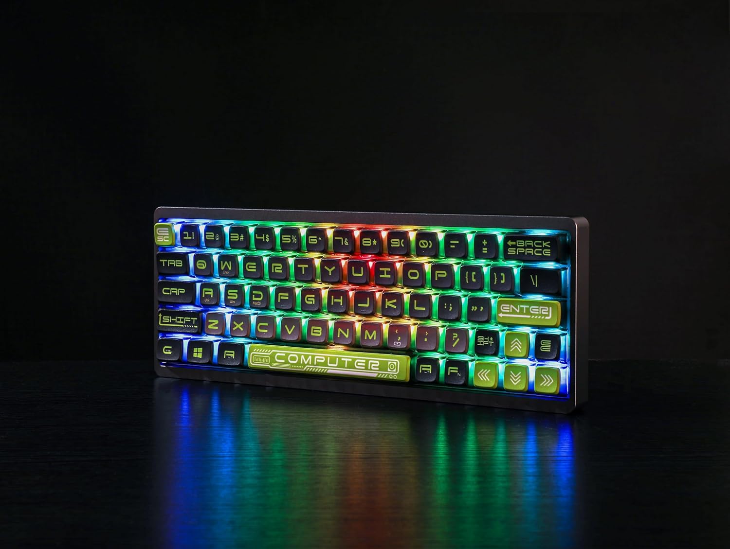 XDK Pudding Keycaps Shine Through PBT keycaps, Backlit RGB keycaps for Gaming Mechanical Keyboard Custom Key Caps