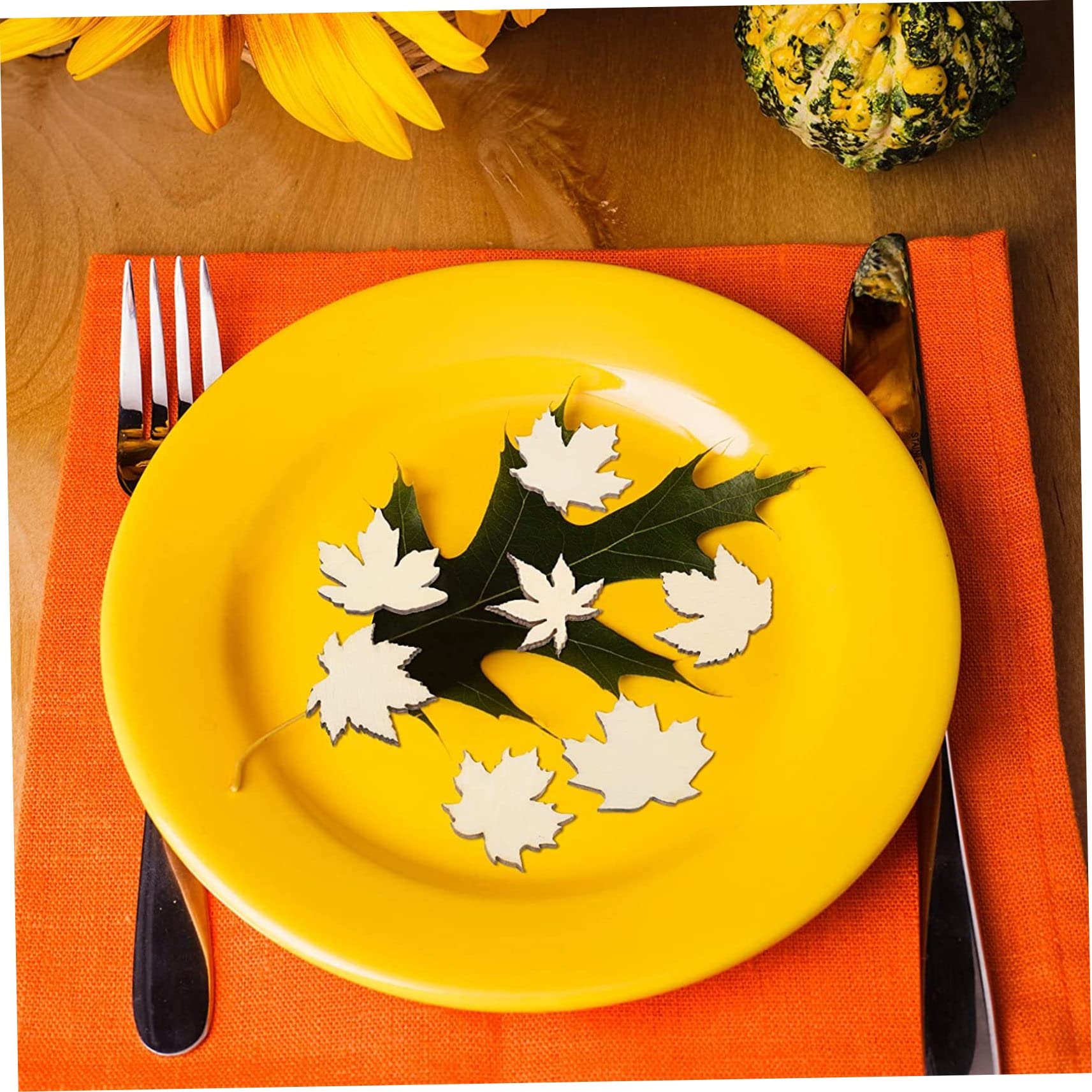 D érable Feuilles D Automne Forme Étiquettes De Blanc Inachevé En Bois D érable Feuilles Découpe Tranches Avec Naturel Jute Ficelle Pour Les De Mariage DIY Arts