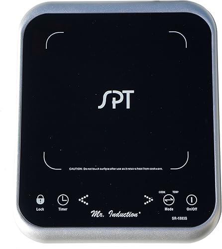 Sunpentown SR-1883S 1650W placa de inducción plata gris