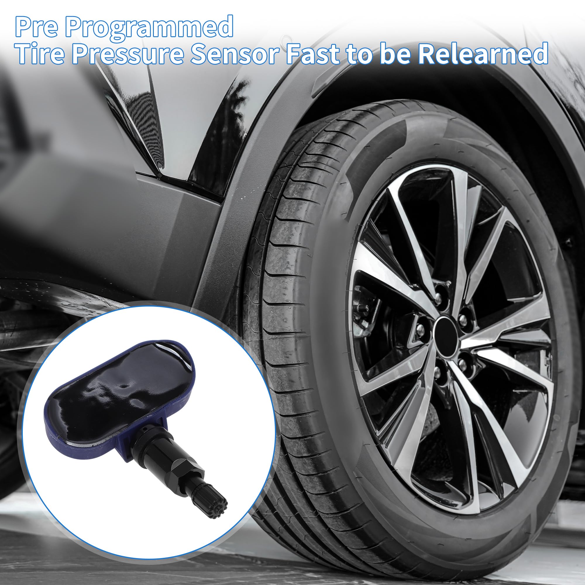 A ABSOPRO Sensor De Presión De Neumáticos TPMS Sensor 433MHz No.1490701-01-B Para Tesla Model 3 2020.10-Actualidad