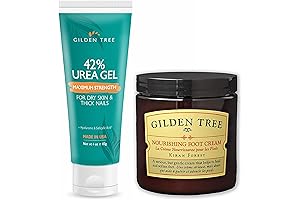 Gilden Tree Maximum Strength 42% Urea Gel Foot Cream Bundle: Deeply Moisturize...