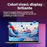 Lenovo Yoga Slim 7 14IMH9 - Ordinateur Portable 14'' WUXGA OLED (Intel Core Ultra 5 125H, RAM 16Go, SSD 512Go, Intel Arc Graphics,Windows 11 Home) Clavier rétroéclairé AZERTY FR - Lunaire Gris - 3