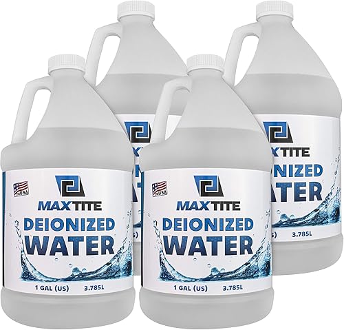 MAXTITE Agua desionizada tipo I grado analítico ultrapuro (4 galones)