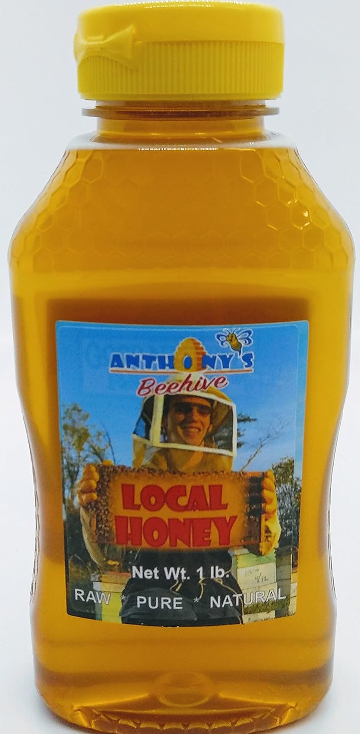 Kansas Wildflower Honey 1 lb Squeeze Bottle Raw Pure