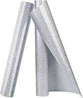 Vista 27 de TORC Rollo grande de vinilo de transferencia de calor HTV con purpurina rosa de 12 pulgadas x 20 pies, vinilo brillante para planchar en camisetas