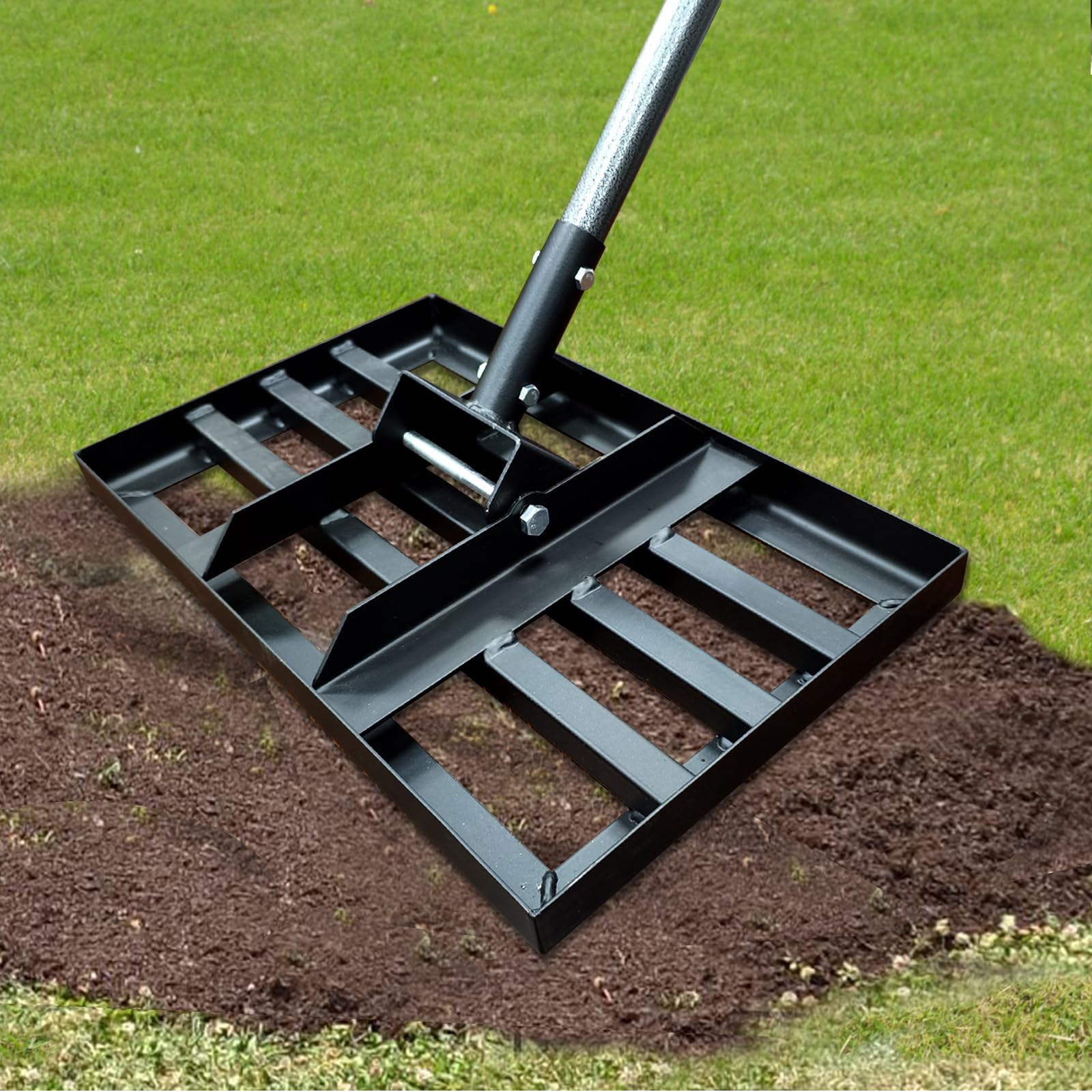 Ciciany 17x10 Heavy Duty Leveling Rake