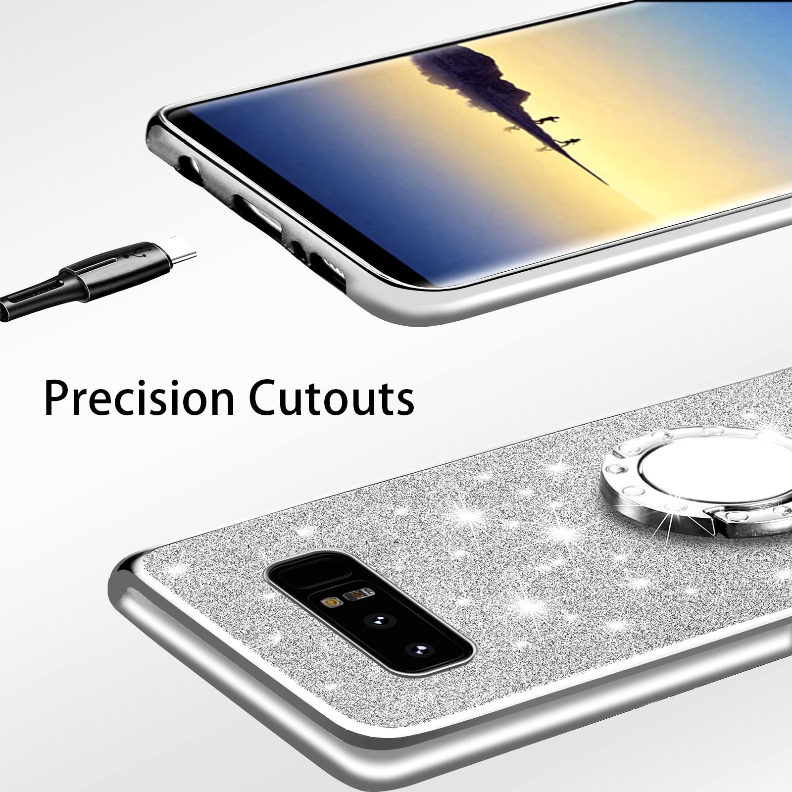 Amazon.com: for Samsung Galaxy Note 8 Case (6.3-inch) Clear