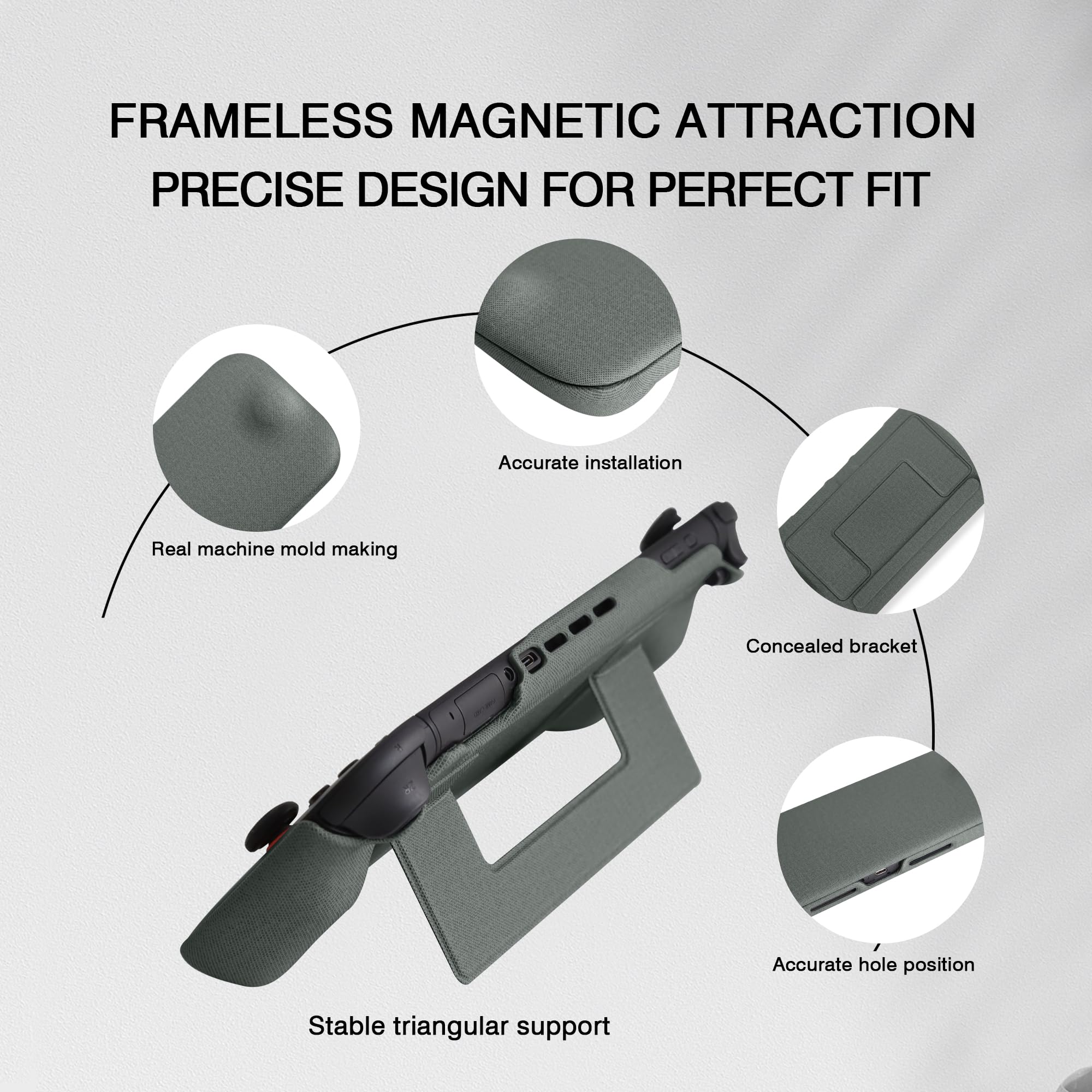 Coque de protection pour Switch 2, coque magnétique amovible, protection complète à 360 °, avec une coque de protection avec poignée ergonomique intégrée, convient pour Nintendo Switch 2 modèle 2025