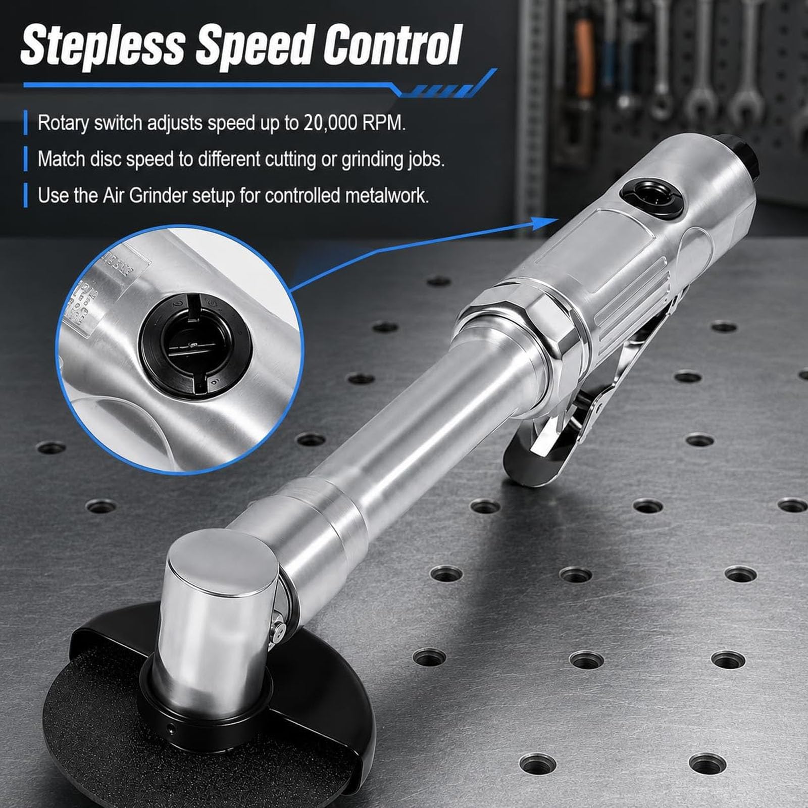 Kit de herramientas de corte de aire de 3 pulgadas - 20.000 RPM