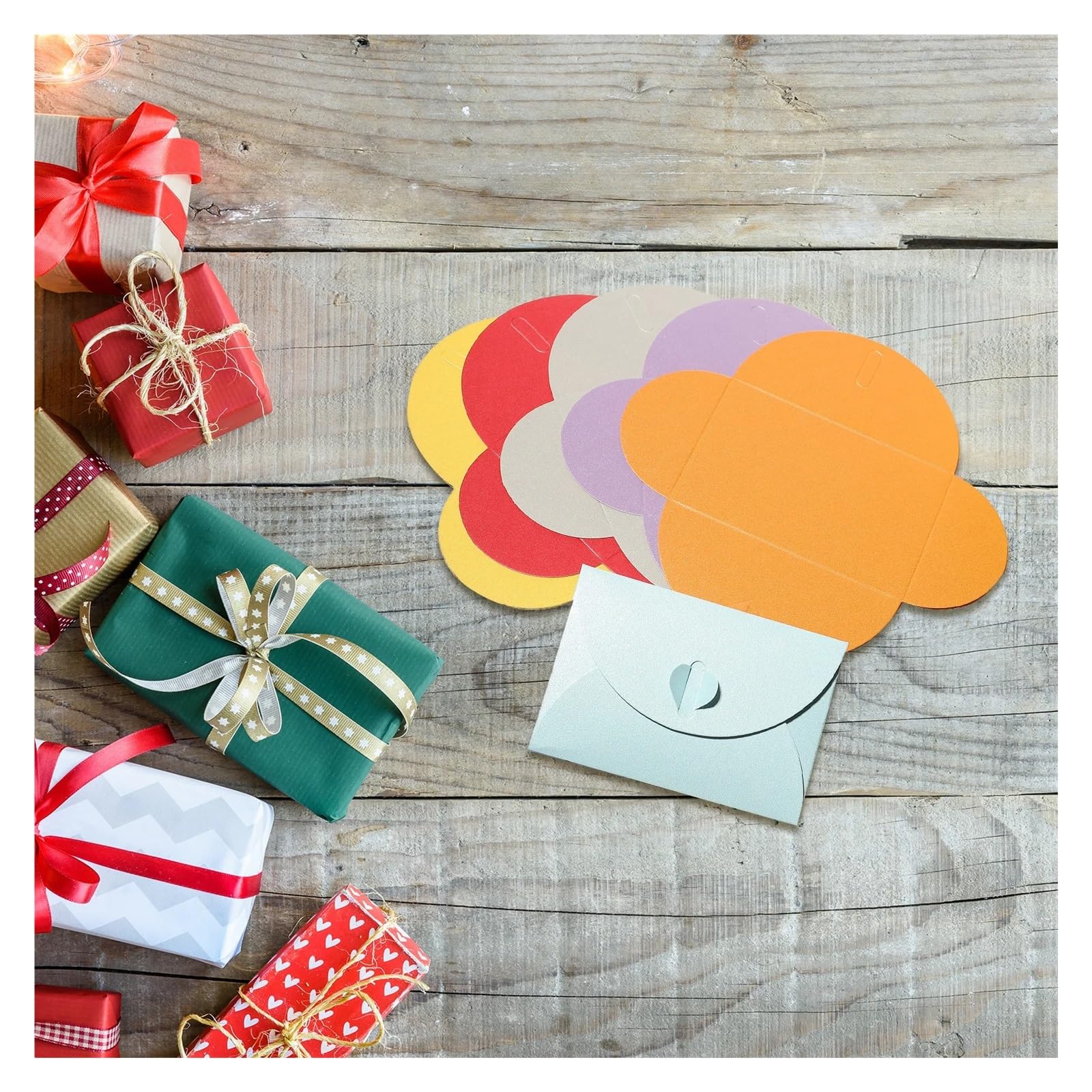 25 mini enveloppes colorées Pour Invitations