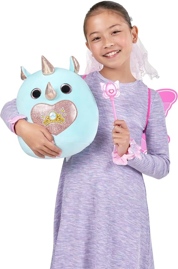 Eggzania Fairy Mania (Elephant) by ZURU, Plush Toy, Collectible Plush, Surprise Eggs, Wearable Accessories, Slime, Toys for Girls