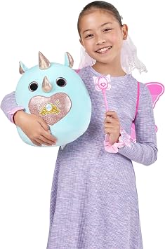 Eggzania Fairy Mania (Elephant) by ZURU, Plush Toy, Collectible Plush, Surprise Eggs, Wearable Accessories, Slime, Toys for Girls
