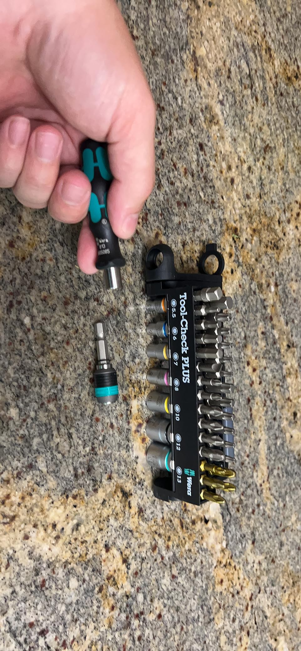 Wera 056490 Tool-Check Plus Bit Ratchet Set with Sockets - Metric photo review