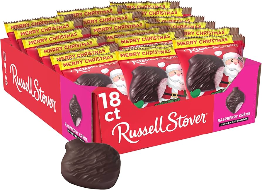 Amazon.com : RUSSELL STOVER Christmas Dark Chocolate Raspberry