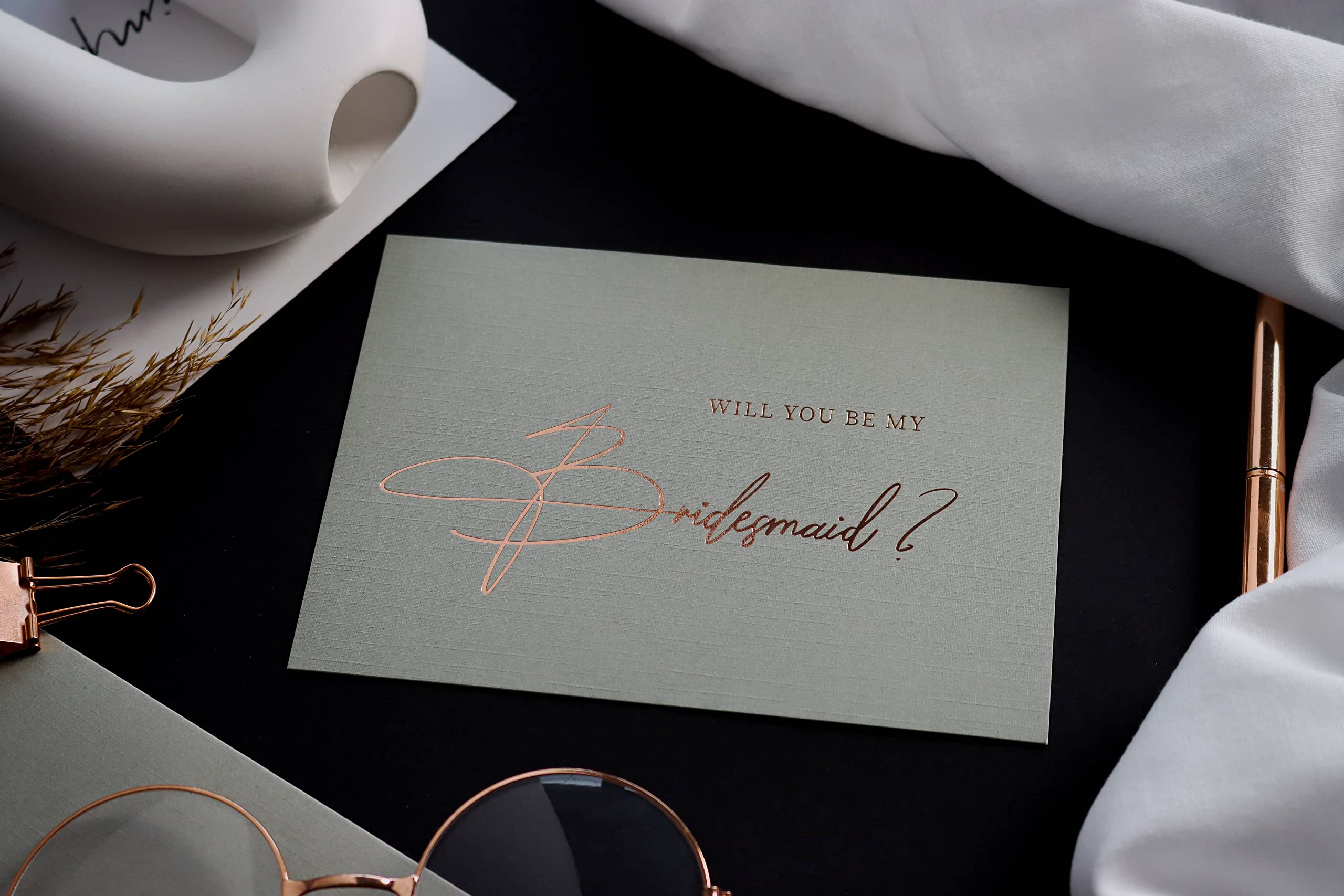 Joli Coon 5 Will you be my bridesmaid cards with envelopes and wax seals, Bridesmaid proposal cards, Bridesmaid, 5 cards - Image 4