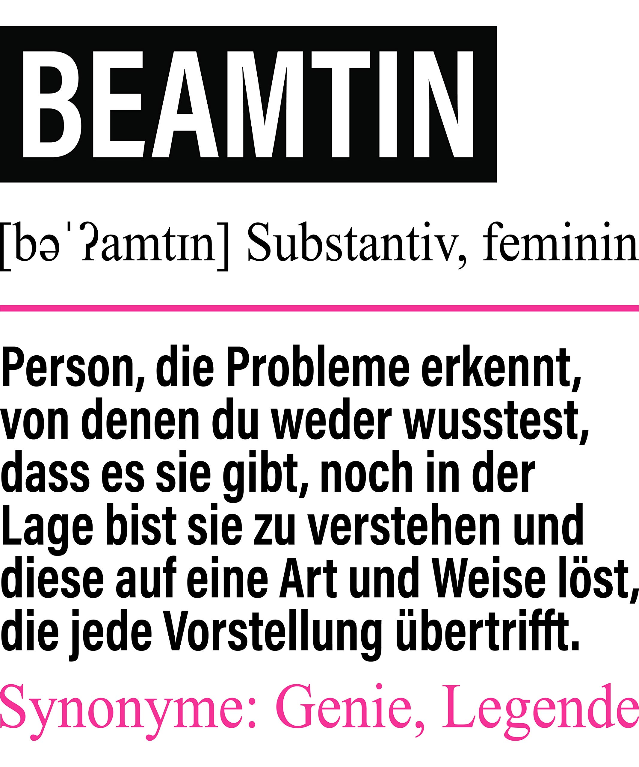 Pagma Druck Tasse 'Beamter' Mit Lustigem Spruch – Perfektes Geschenk Für Den öffentlichen Dienst, 330 Ml