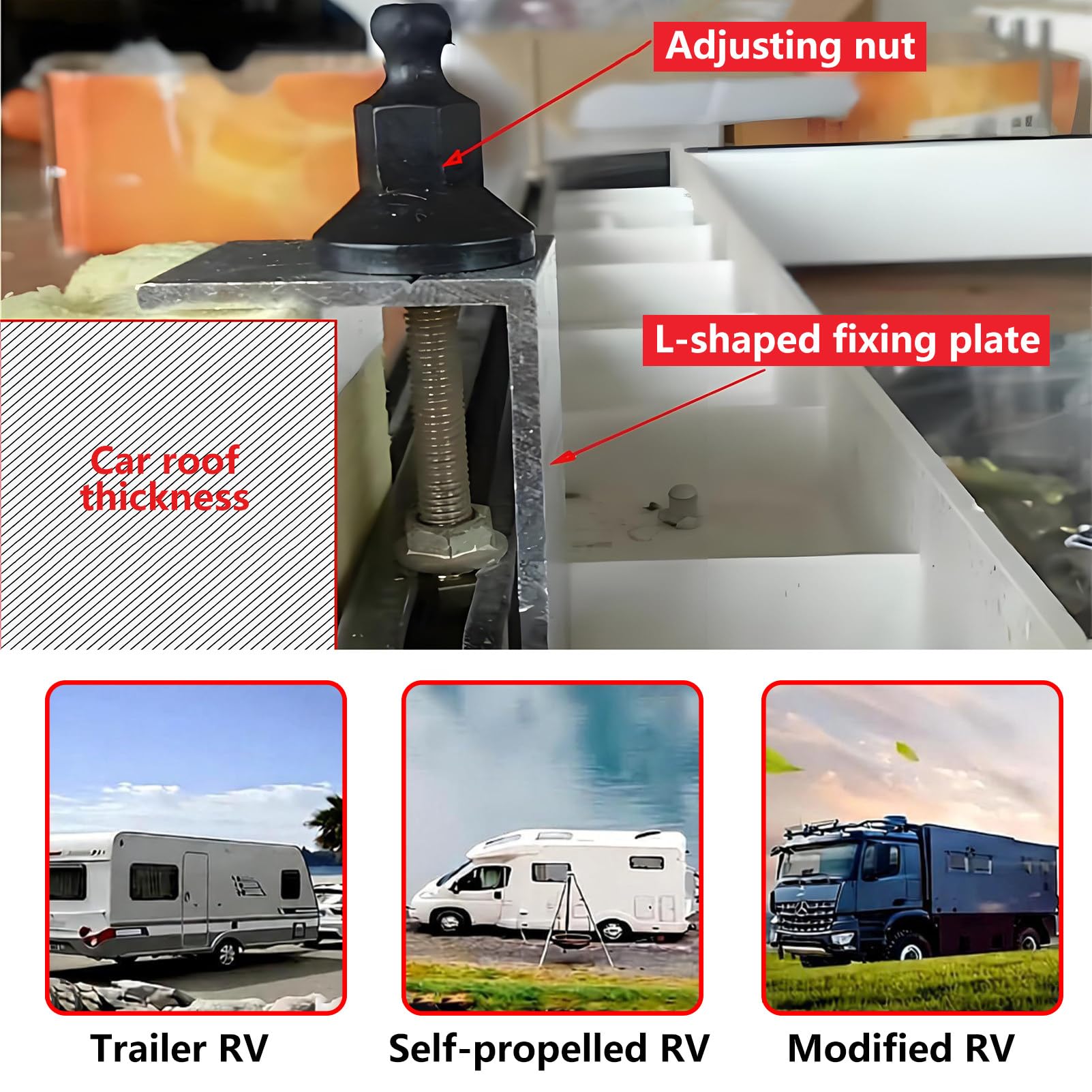 Ventilazione Finestra del Tetto per Camper, Lucernario Roulotte con Illuminazione a LED, Foro 500/700/800x500Mm, Oblò per Tetto con Zanzariera e Parasole, per Furgone Camperizzato 700 * 500mm