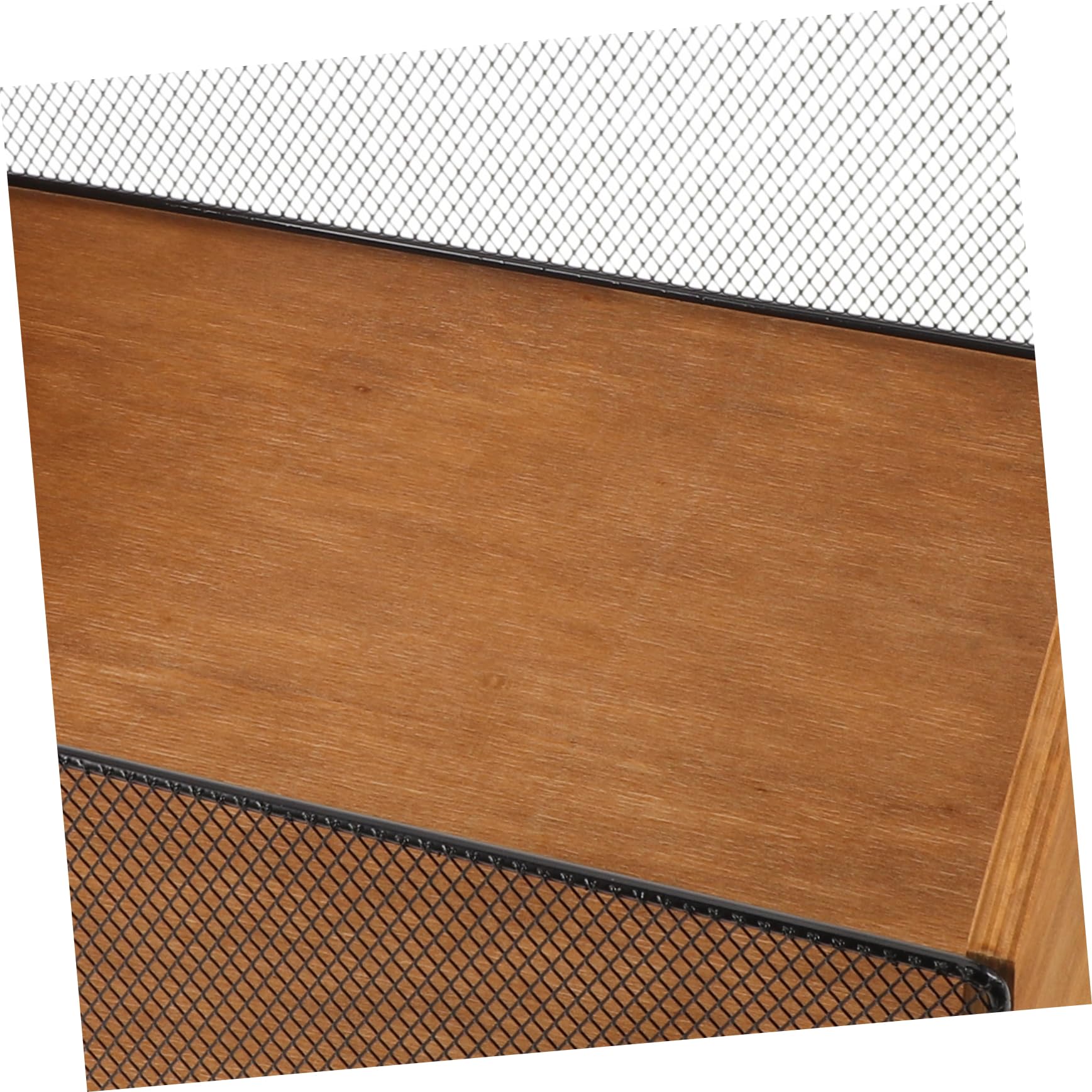 Scatola Porta-album in Legno e Ferro con Manici per Vinili | Colore Coffee, Finitura Liscia Protettiva, Capienza Ampia per Riviste e Libri