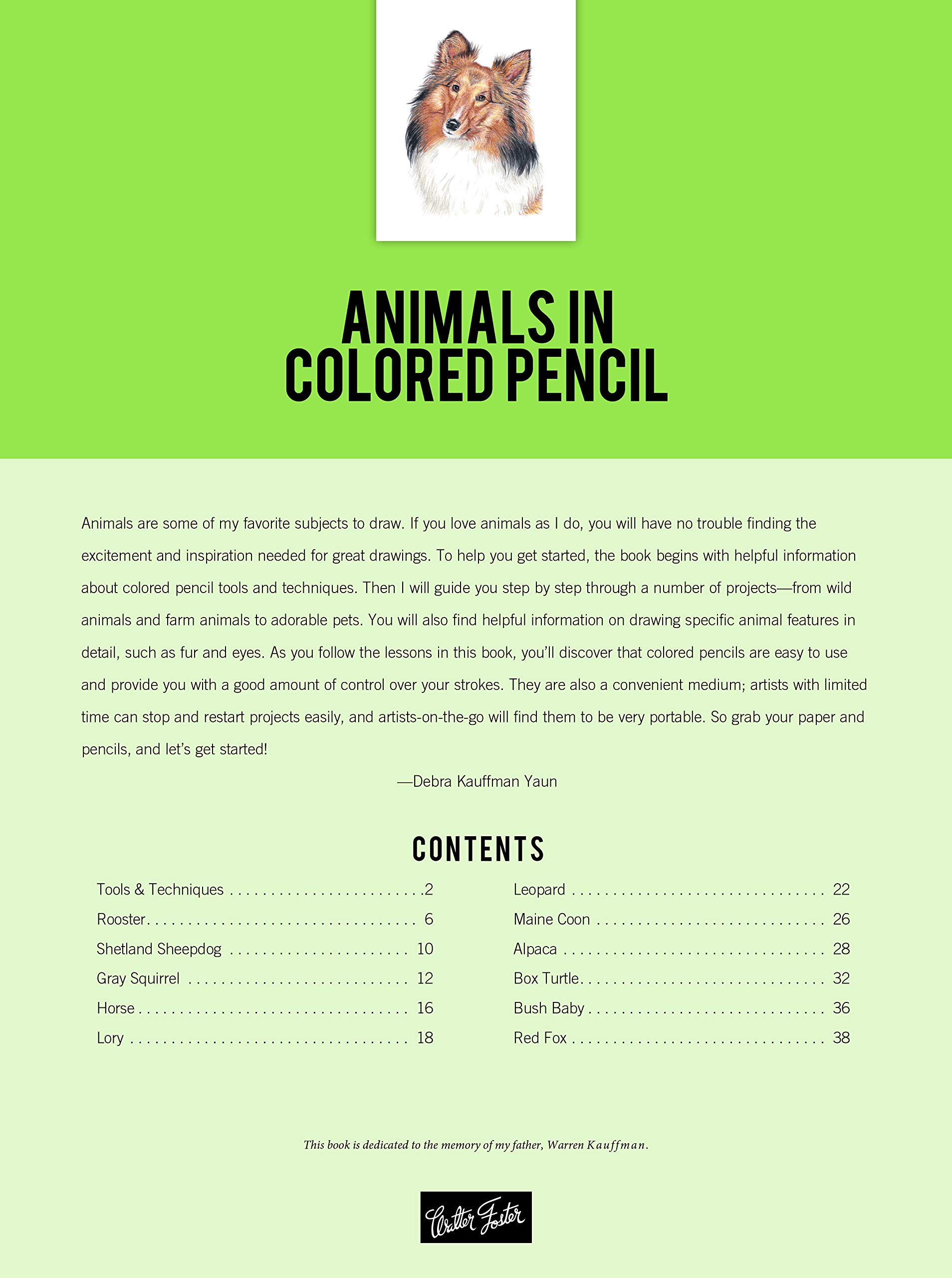 Drawing: Animals in Colored Pencil: Learn to Draw with Colored Pencil Step by Step