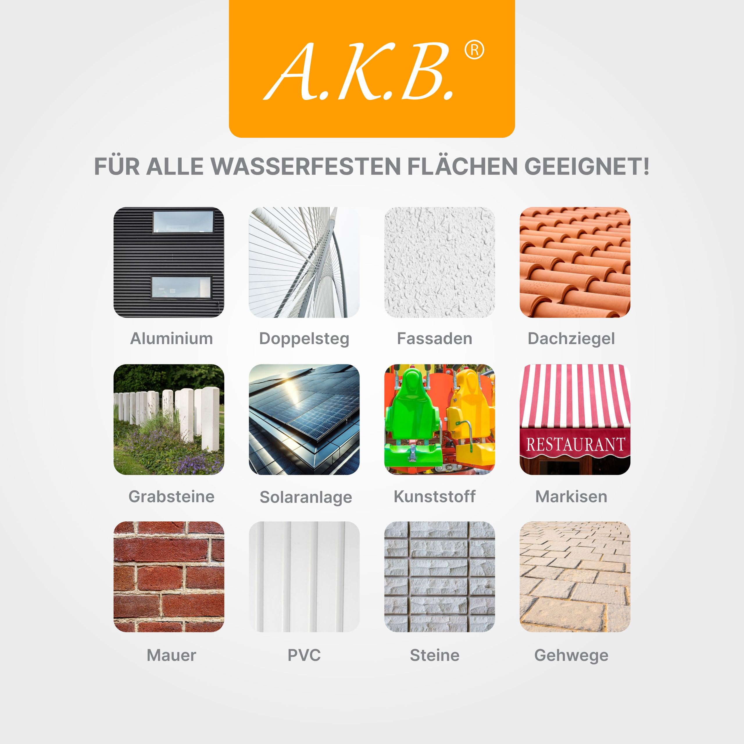 A.K.B. Algen- und Grünbelagentferner 20-Fach Konzentrat bis 3000m², (10L),Grabsteinpflege, 0005
