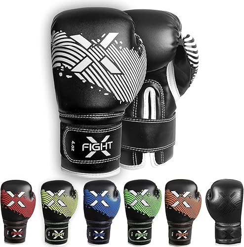 Guantes de boxeo para niños de 3 a 8 años, 4 6 onzas, MMA, guantes de boxeo para entrenamiento, saco de boxeo, Muay Thai, MMA