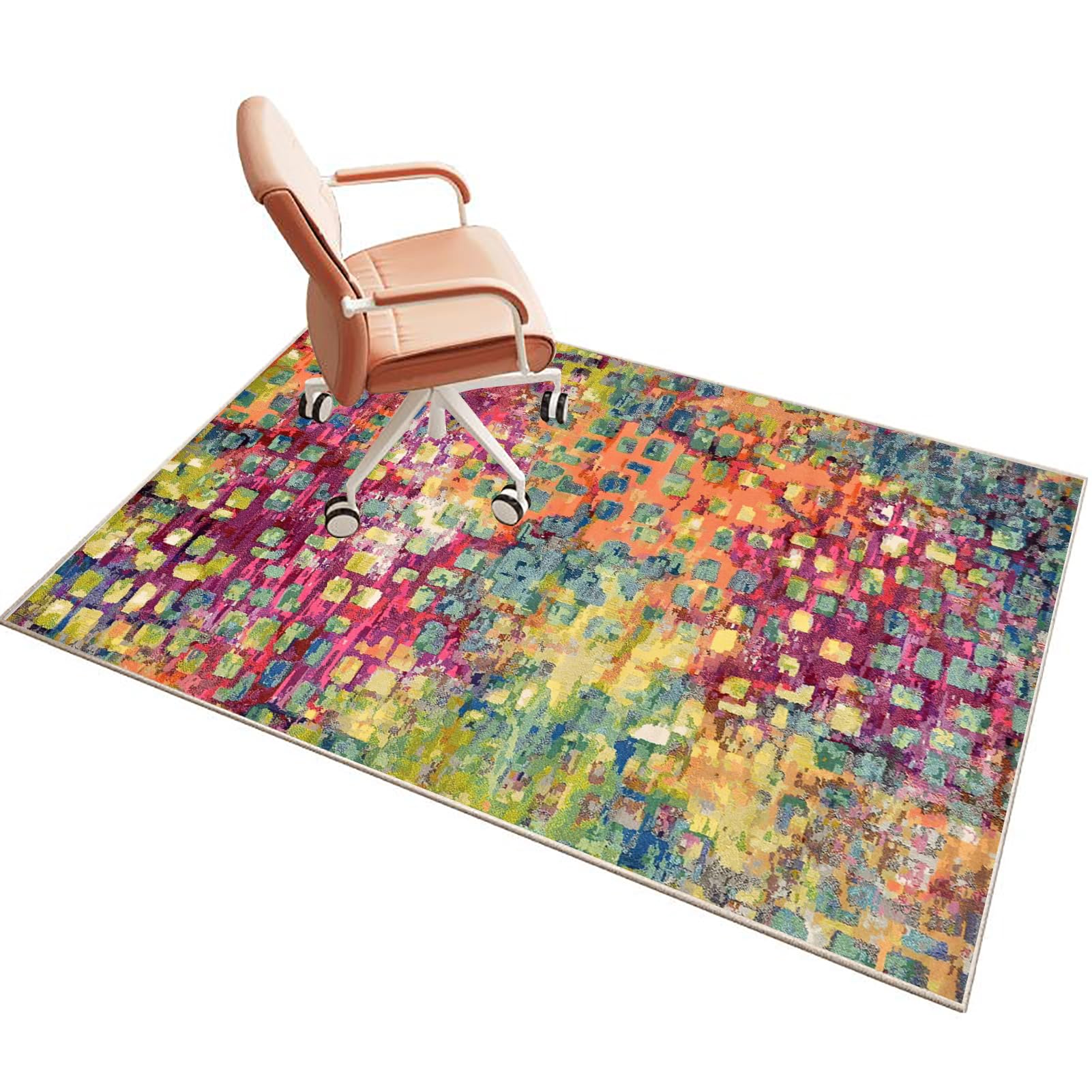 Office Mat for Carpet 140 x 200 cm, Heavy Duty Gaming Chair Mat, Floor Protector for Carpeted & Hardwood Floor
