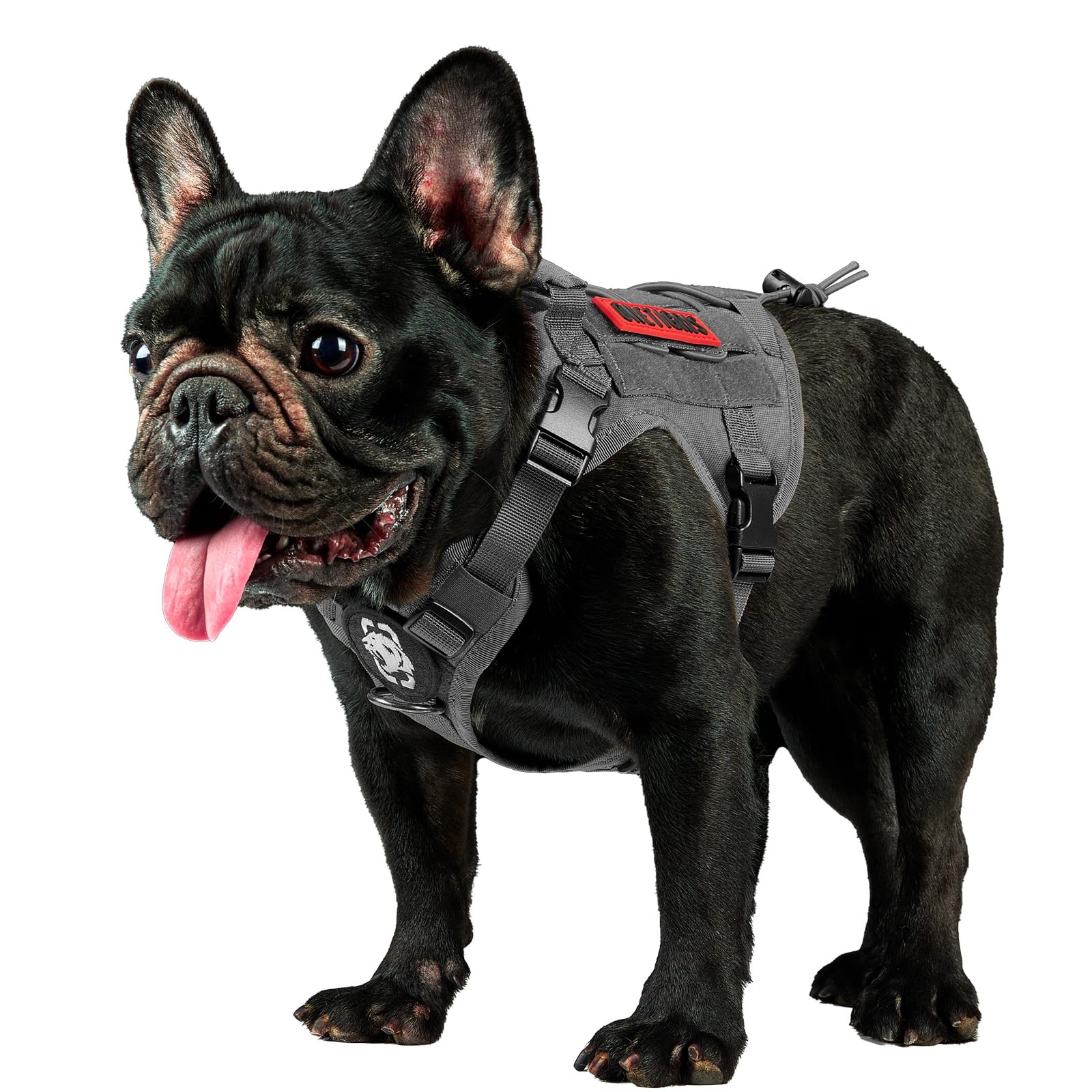 OneTigris Tactical Dog Harness Vest,FIRE WATCHER 2.0 No-Pull Service Dog Vest with Hook & Loop Panels,Adjustable Dog Vest Harness for Walking Hiking Training — image 1